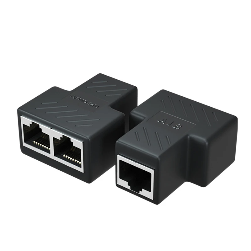 Высокое качество Настольный сетевой коммутатор, 2 в 1 RJ45 8 Pin мини Ethernet сетевой концентратор для портативных ПК
