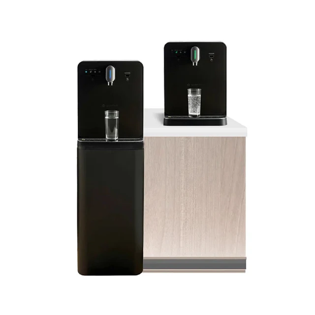 Новейший тренд, сделанный в корейской машине, компактный размер 36 см, черный цвет, Охлажденная газированная вода, сверкающая NAIS