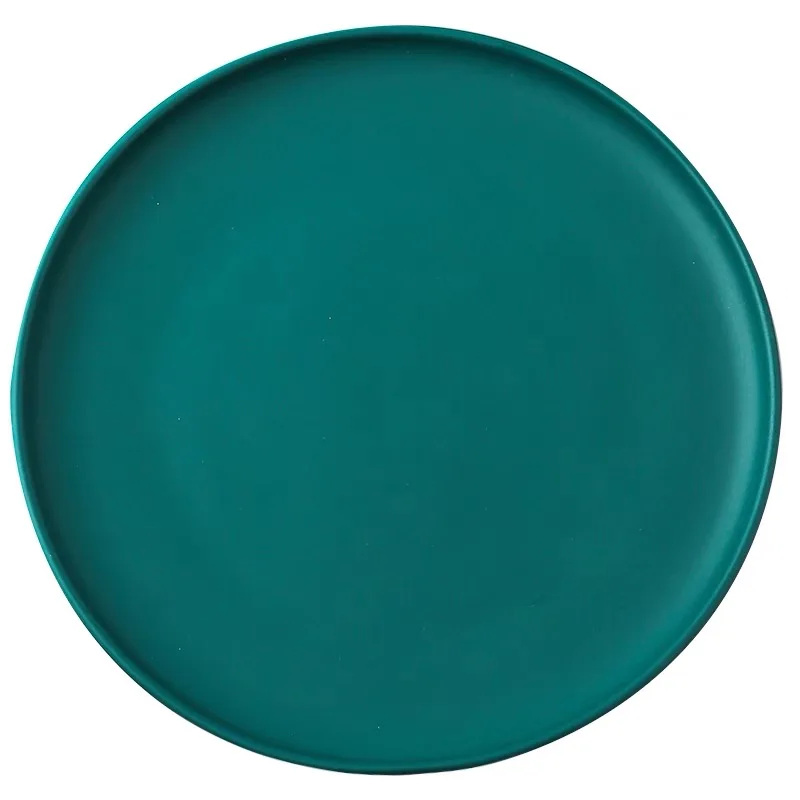 wholesale microwave oven safety custom logo matte glaze nordic porcelain party restaurant wedding plates for food