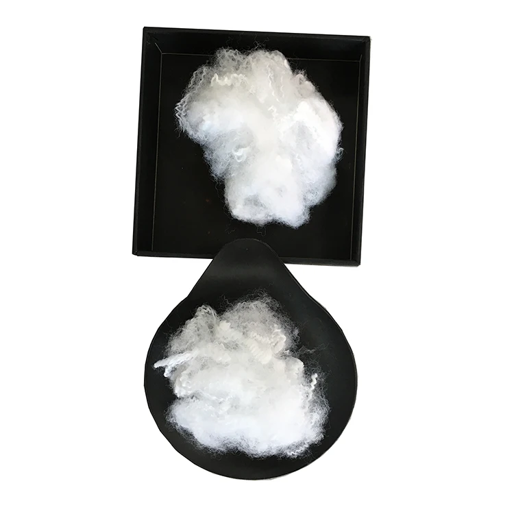 Белое полутусклое многослойное Гидрофильное натуральное полиэфирное волокно для воздуха через нетканое волокно