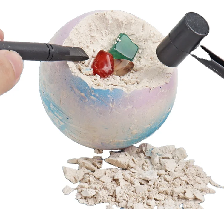 Yubon Planet Treasure Stone Diy Game For 5-14 Year Children Gift Fidget Stress Educational Toy Montesson Handmade Craft Puzzle