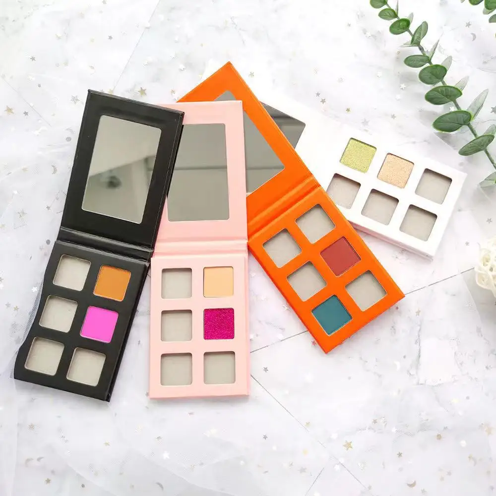 High Quality Empty Eyeshadow Palette Private Label Square Eyeshadow Palette Empty Cardboard