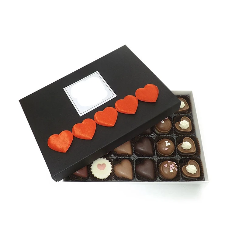 factory supply chocolate strawberry gift box packaging with lid