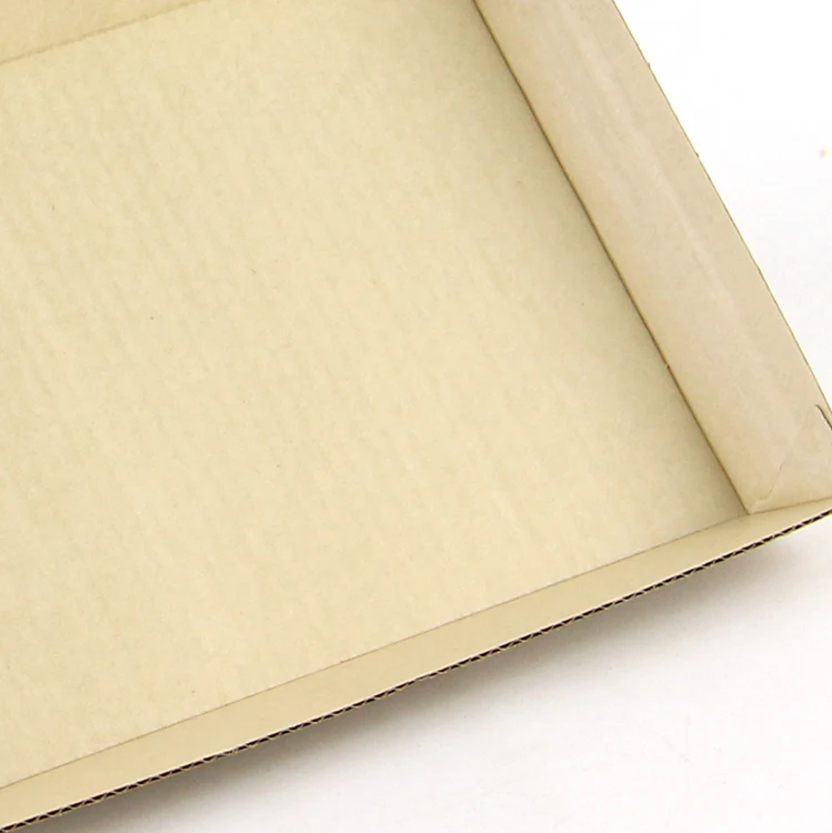 Manufactured E flute corrugated kraft paper food tray