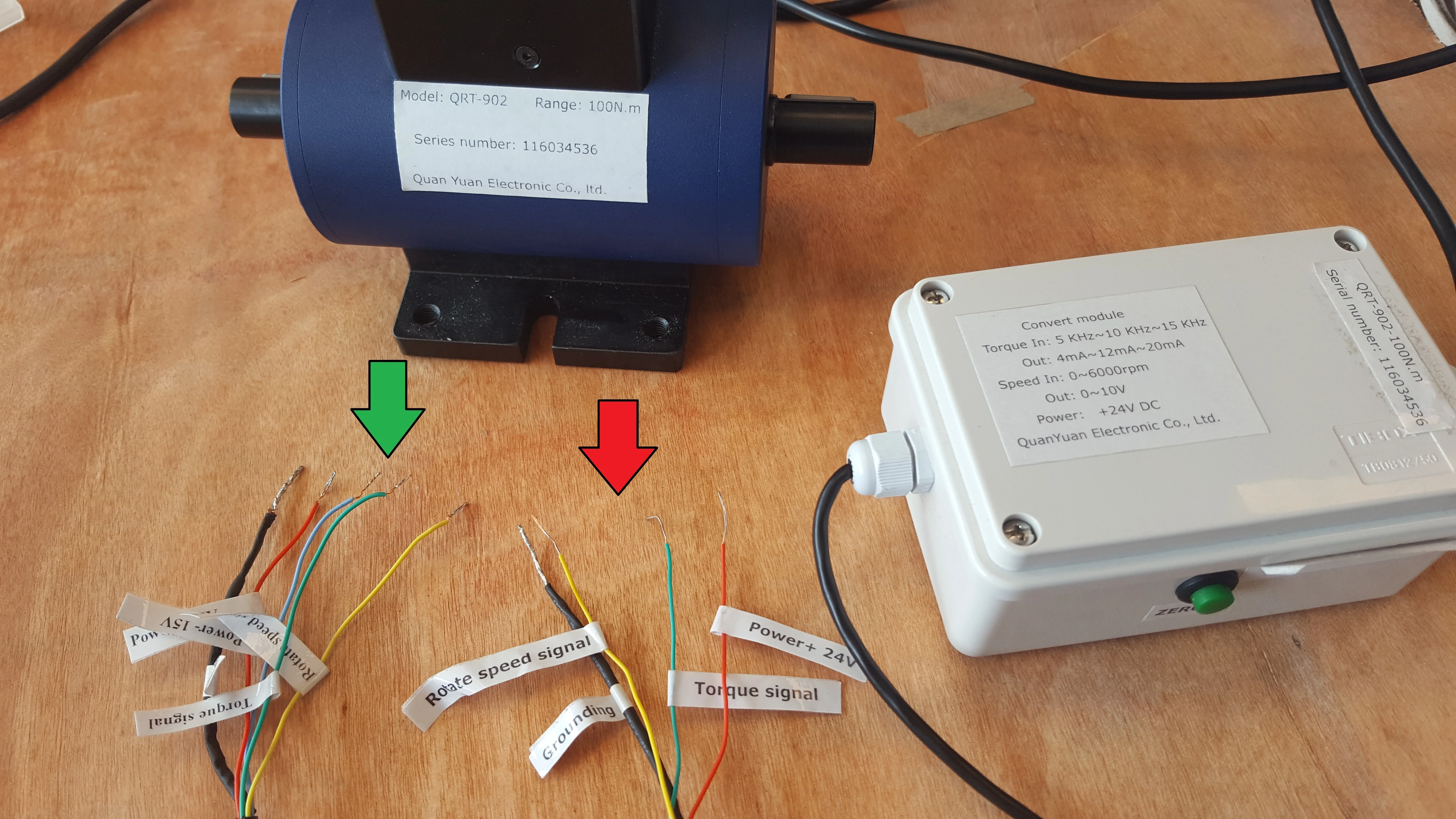200N.m rotary torque sensor/ shaft force torque transmitter