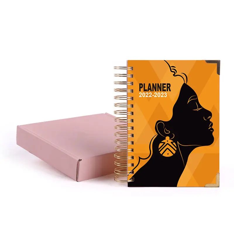 Custom A5 Rose Gold YO Spiral Daily Planner
