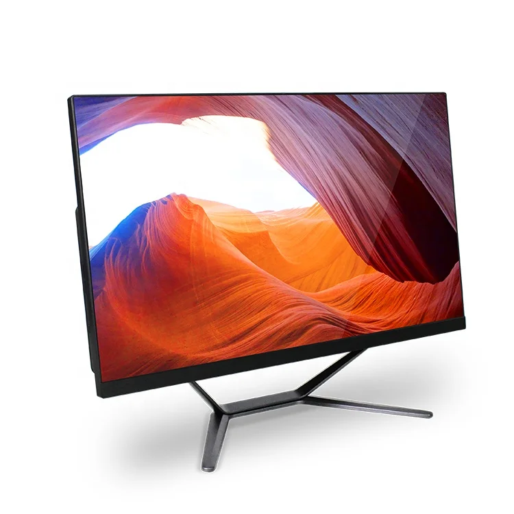 
Frameless 23.8 Inch all in one pc desktop computer in core i7 8gb ram 256gb ssd 