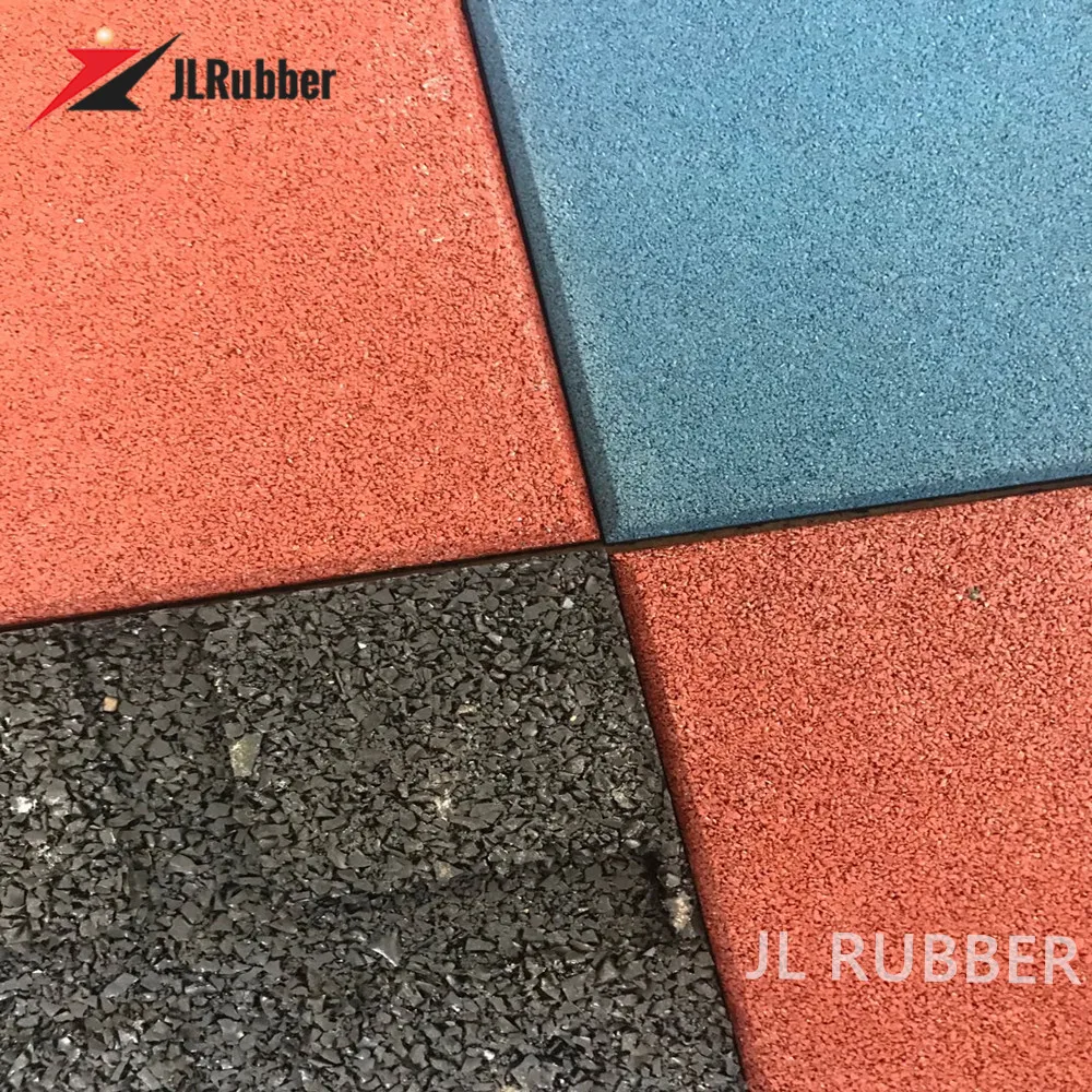 Нетоксичная черно-белая красная Резиновая Спортивная плитка Epdm SBR резиновый напольный