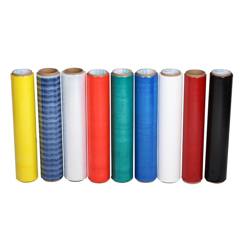 High quality heat transfer polyester hand use stretch pallet film