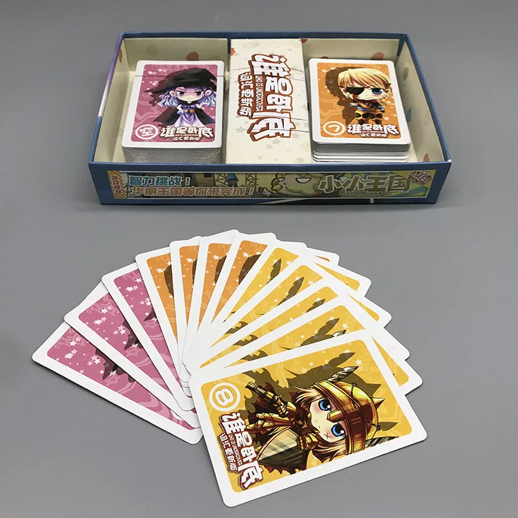 custom printing Undercover Cards Game for young people board paper cards games desgin risk board game with good quality box