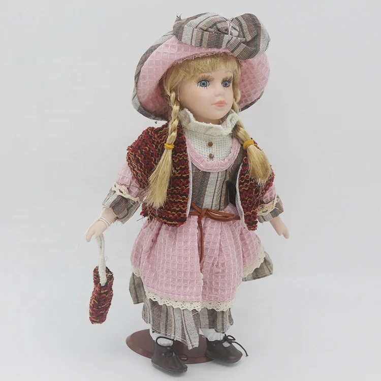 Низкий минимальный заказ красивые элегантные керамические фарфоровые кукольные лица дешевые оптовые головки (упаковка в подарочную коробку)