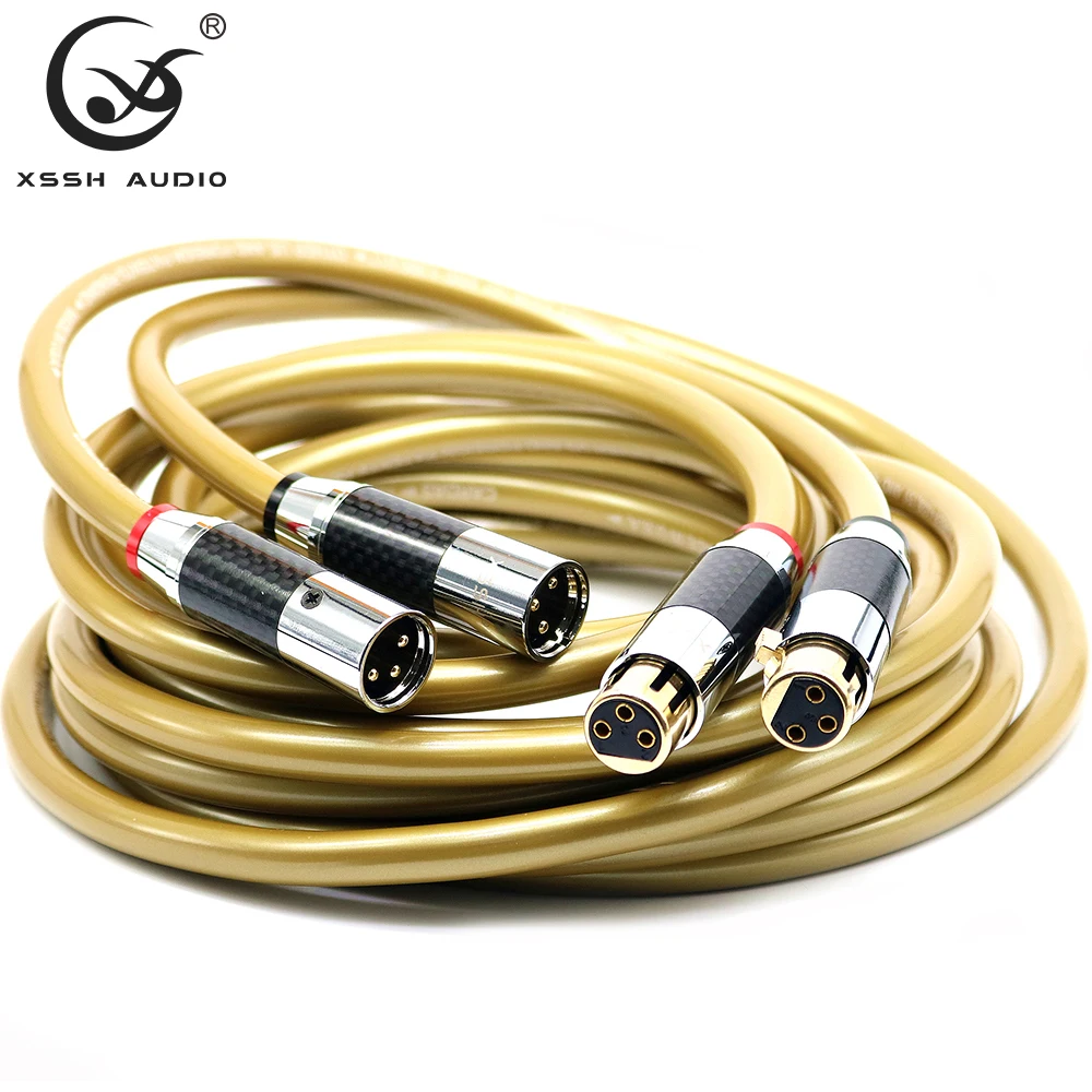 Wholesale Price YIVO XSSH HIFI 2 Core OFC 10mm Interface Audio Studio Line Audio & Video Cable With Male Female XLR Jack Cable