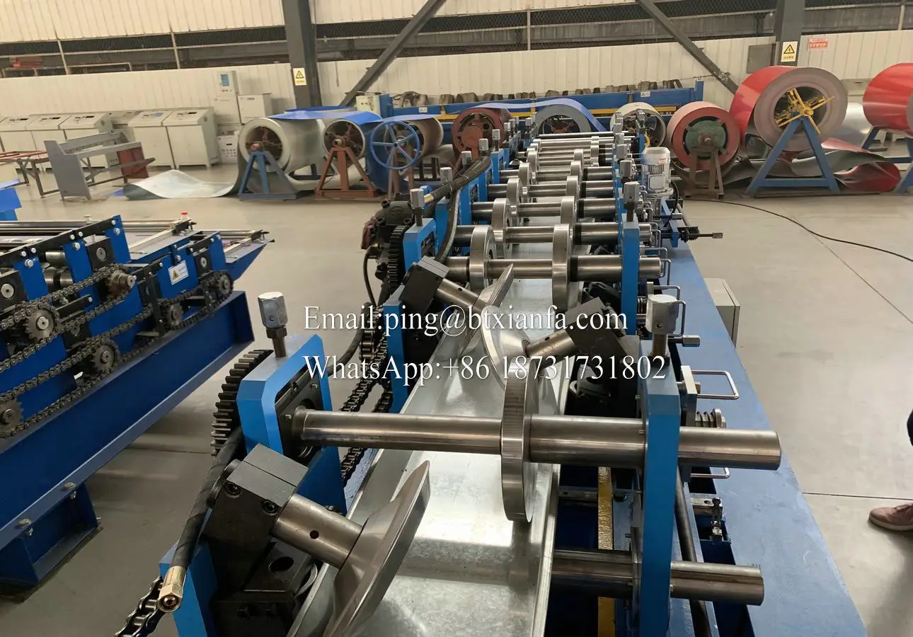 Оцинкованная металлическая конструкция, тип углового железа CZ, машина для холодной формовки рулонов, поставщик из Китая