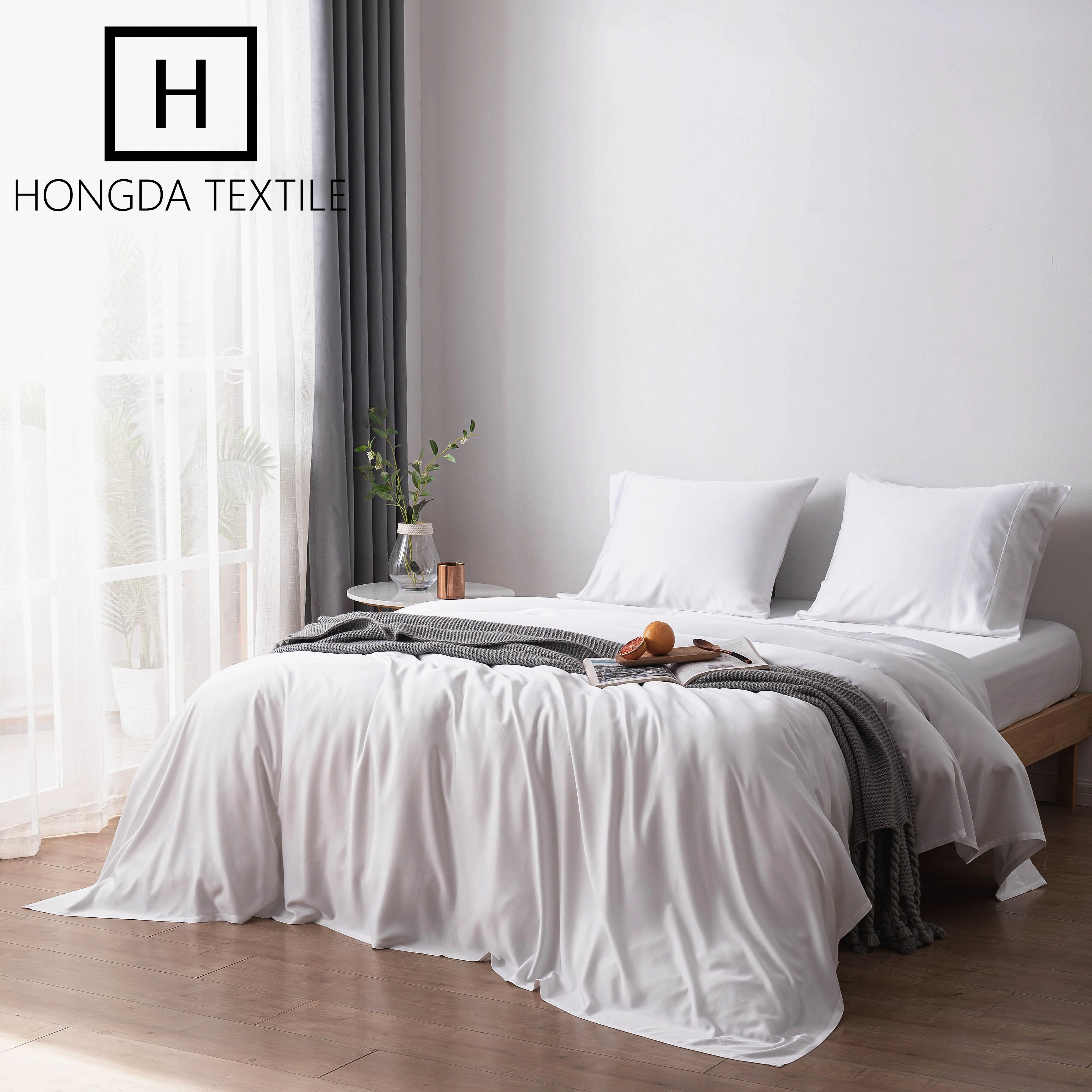 Luxury 100% Bamboo Comfort Bedding Set  Available in King Queen Twin Sizes OEKO certification ,anti-bacterial