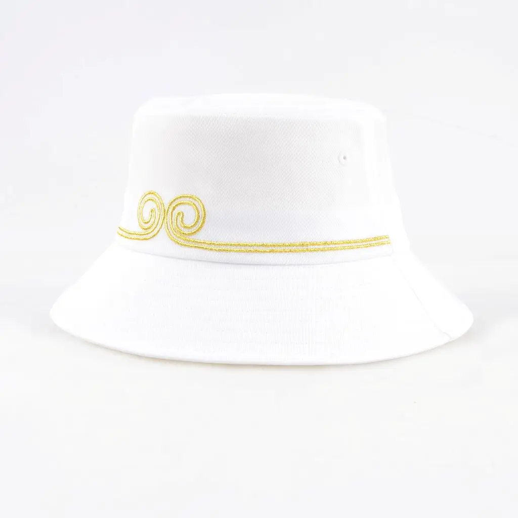 Stylish Wukong Bucket Hat Gold Embroidery Fashionable Chinese Mythology Summer Sun Cap Men Women Lightweight Outdoor Fishing