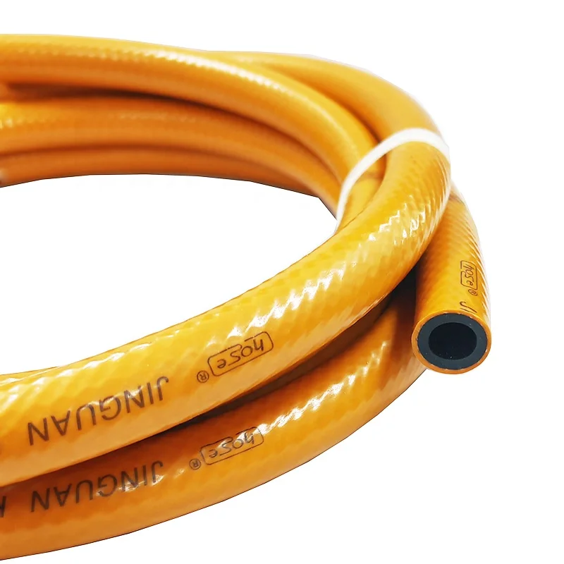 JG оранжевый ПВХ LPG газовый гибкий шланг Труба из мягкого пластика PVC пропановая газовая труба бытовой
