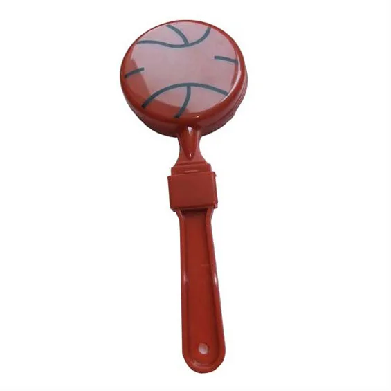 Plastic Heart Shaped Hand Clapper Noise Maker with Logo