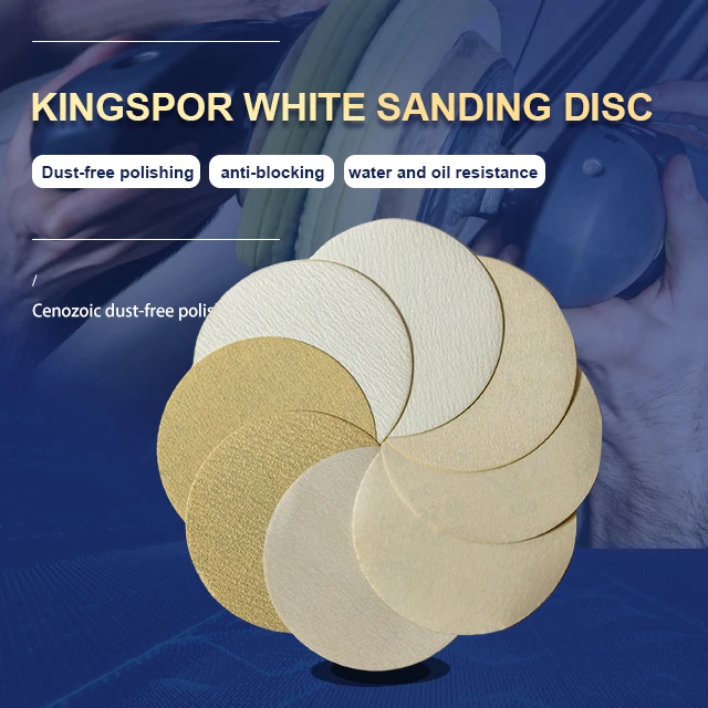 Free Sample Offers White Sanding Disc Aluminum Oxide For Efficient Sanding Without Flakes