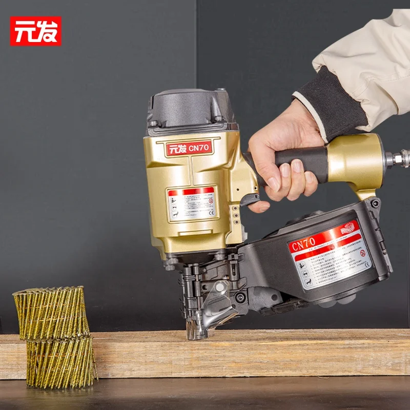CN70 coil nailer roofing tools for pallet wood framing pneumatic source