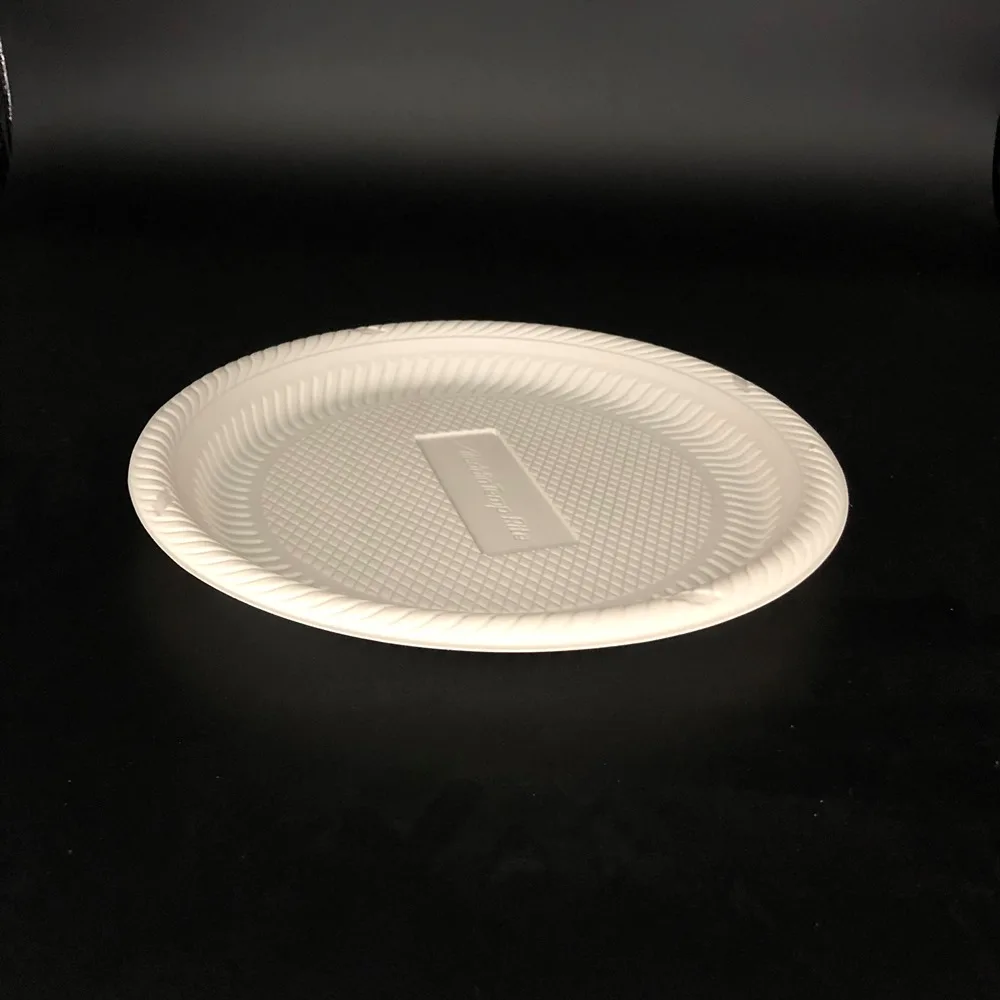 Corn starch disposable biodegradable dishes biodegradable compostable dishes wholesales factory