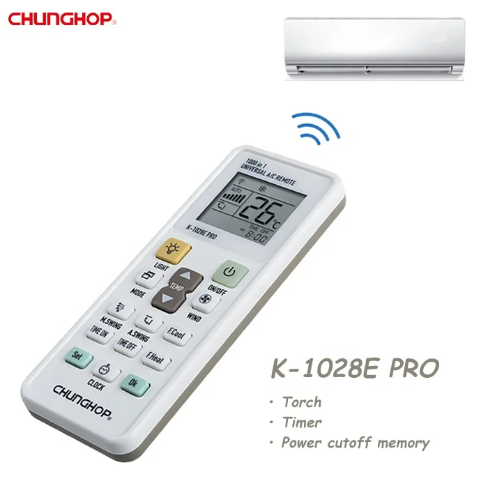 Manufacturer High quality AC universal controller K-1028E PRO air conditioner remote control wholesale
