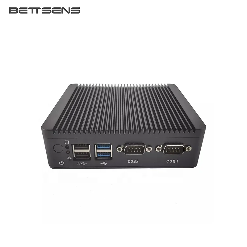 Тонкий клиентский мини-ПК 2 LAN J1900 мини-сервер маршрутизатор Win10 ioT шлюз RS232 4G SIM Linux Безвентиляторный промышленный компьютер