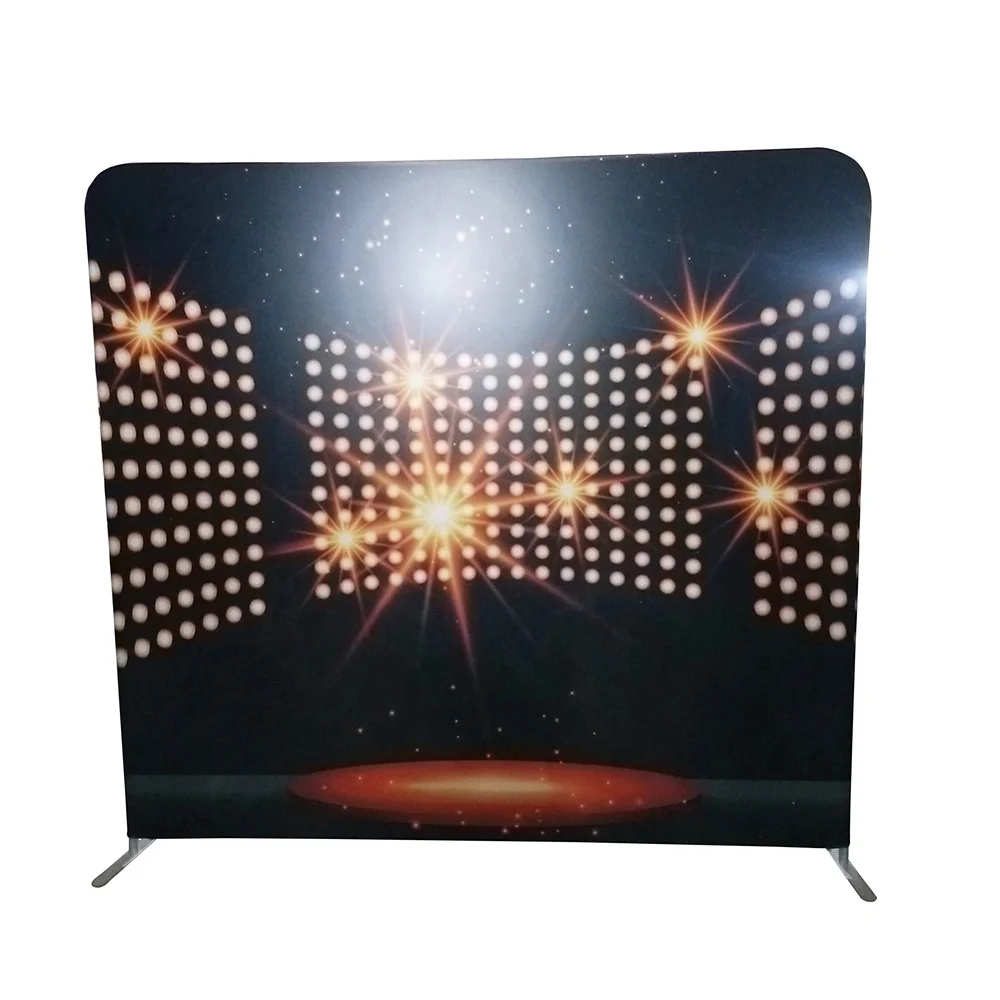 2023 wholesale custom pillow case backdrop stand for wedding events