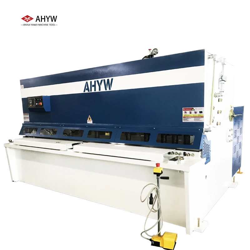AHYW Yawei  NC Shearing  Machine 10mm for 3 meters Sheet Metal Cutting