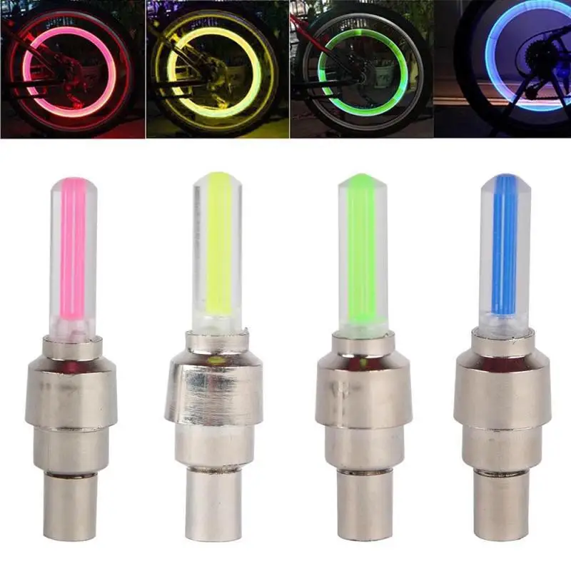 2024  Hot Wheels Mountain  Color  Glow Stick Valve Core Lamps Bike Pair Riding Equipment