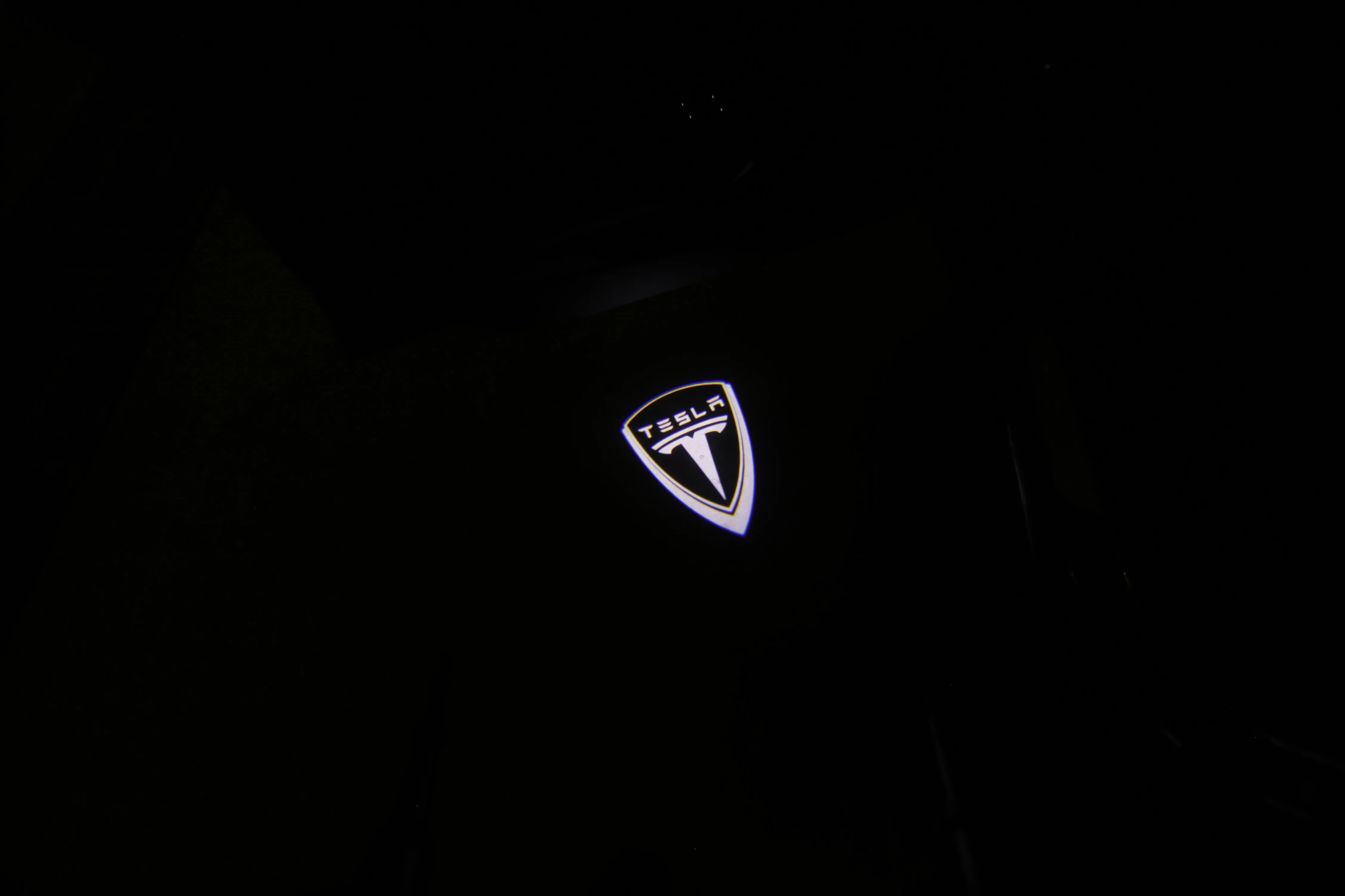 Auto Car Door Laser Projector Light Welcome Lamp led logo Work light for Teslamodel 3 Door