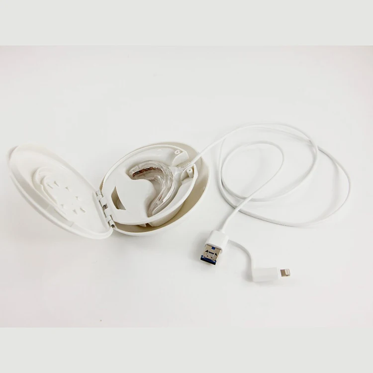 Portable USB Mobile Phone Connection Blue LED Teeth Whitening Light