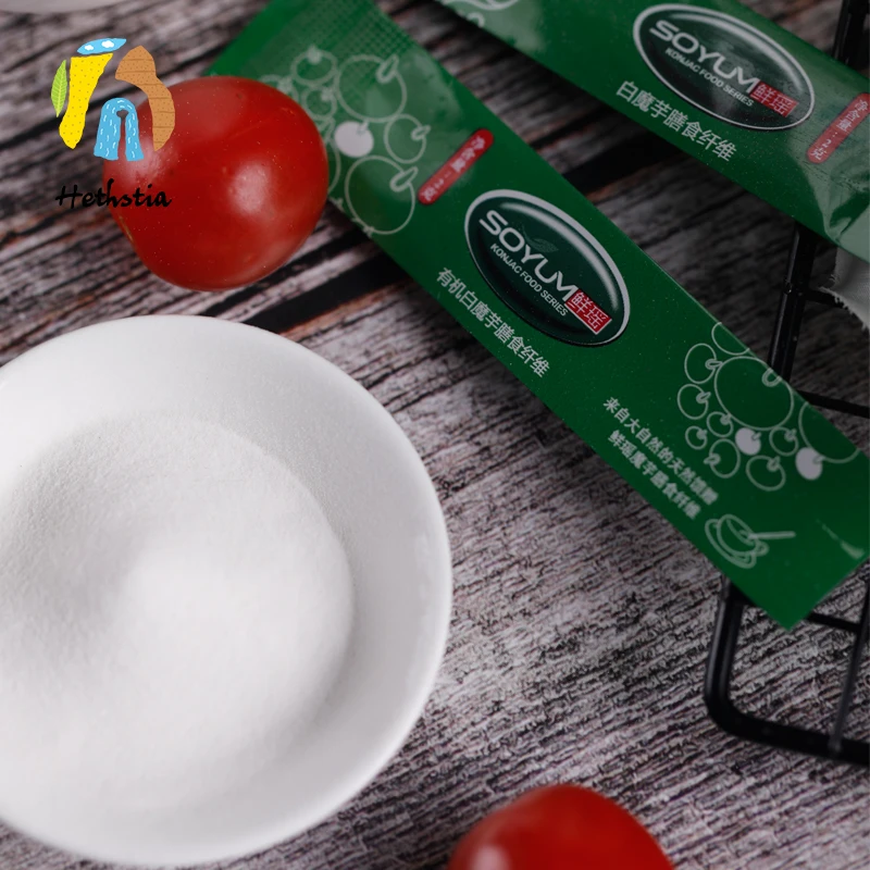 Органическая мука konjac для похудения и похудения