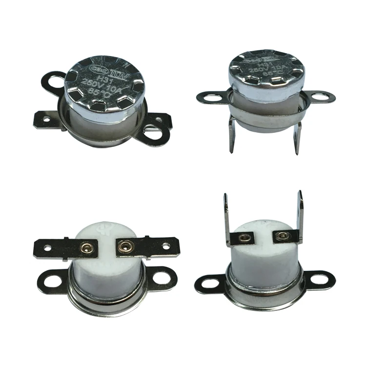 Manual reset thermal switch KSD301 bi-metal thermostat
