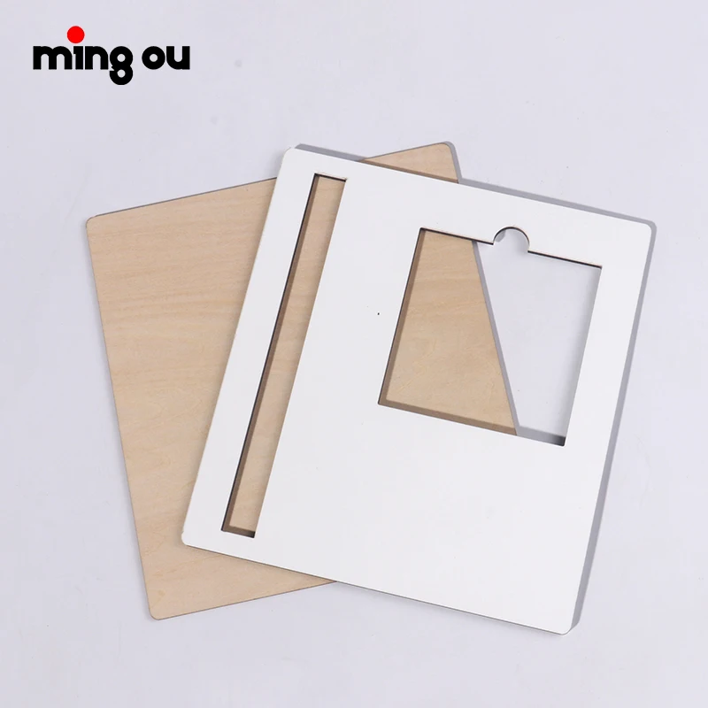 MDF sticky note pad blanks sublimation MDF memo note