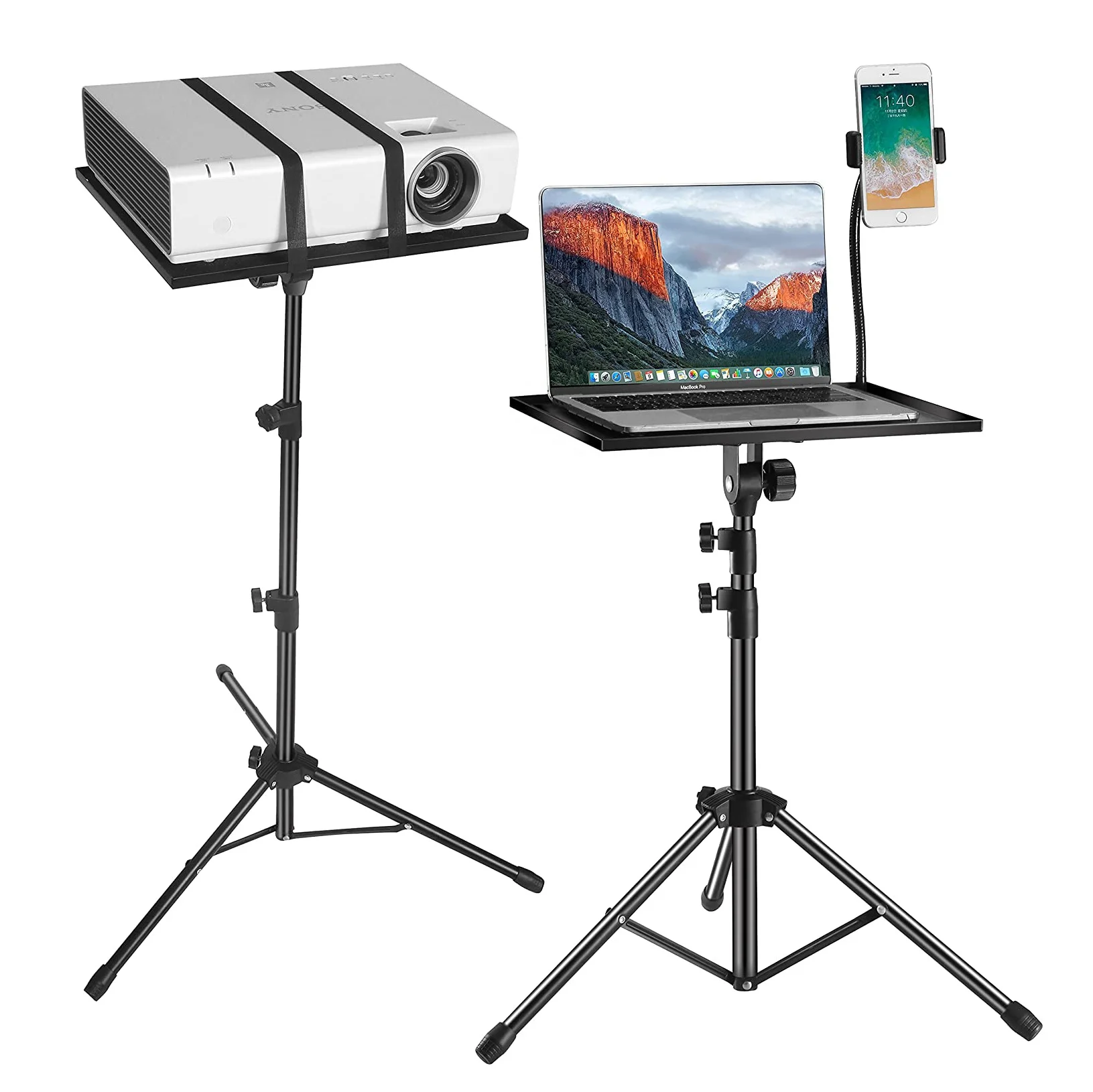 60 кг 1050-1850 мм Универсальный Проектор штатив-Трипод стойка напольная подставка для ноутбука с регулировкой по высоте, кронштейн DVD плеер напольная подставка держатель