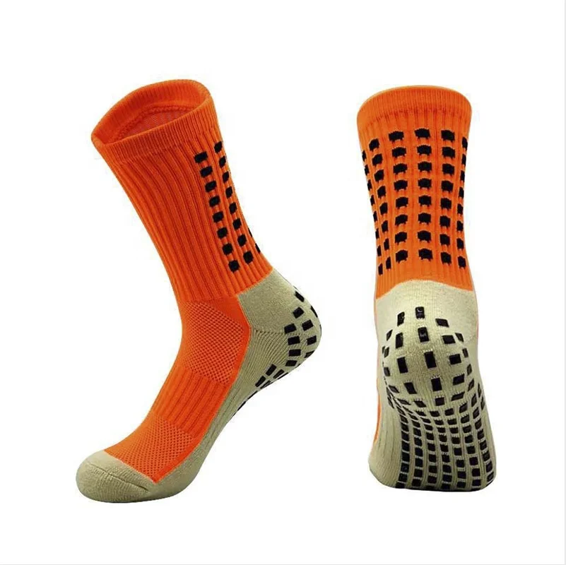YUELI classic friction film anti-slip soccer sport socks custom compression sport socks for men