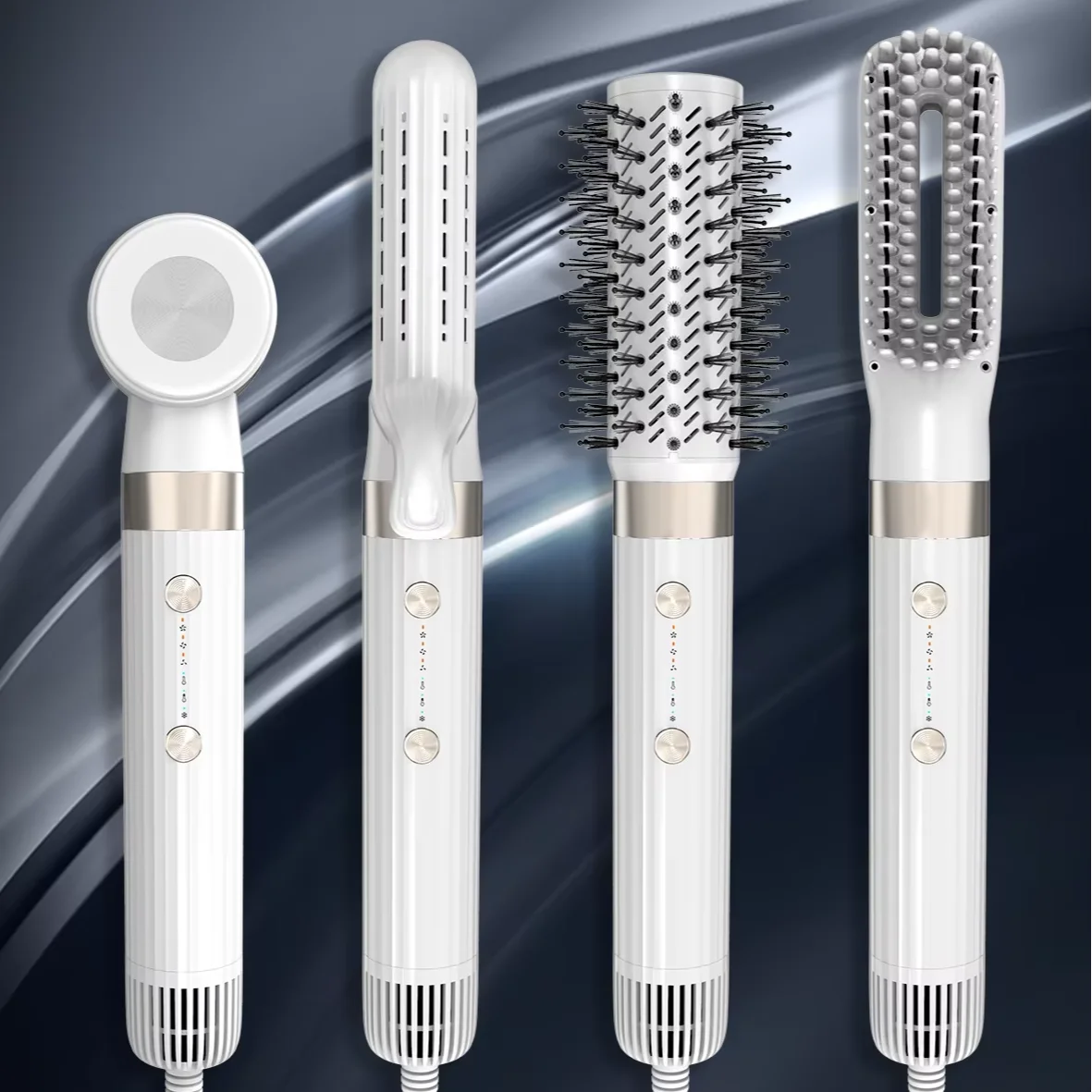 Hot Sales Professional 5 In 1 Hair Curler Straightener Hair Dryer Brush Negative Ion Styling Tools 5 in 1 Hair Styler Comb