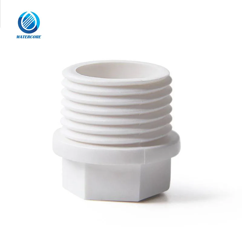 SCH40 ASTM D2466 UPVC PVC Plastic Pressure Pipe Fittings of  PVC  Male Plug