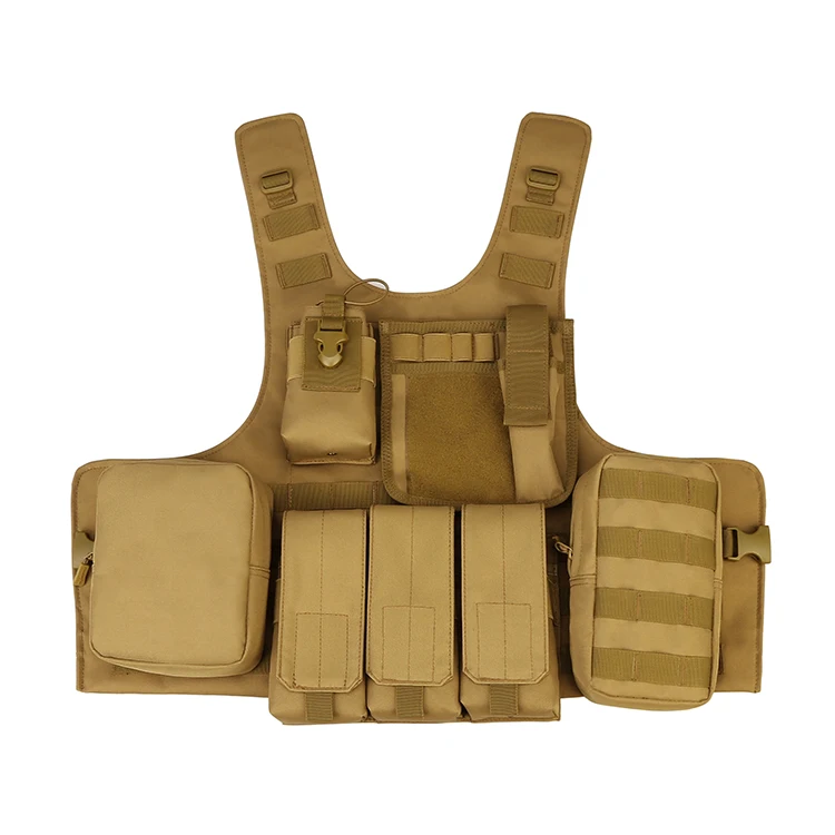 Factory Custom Oxford Fabric MOLLE Outdoor Workout Survival Tactical Gear Multifunctional Tactical Vest