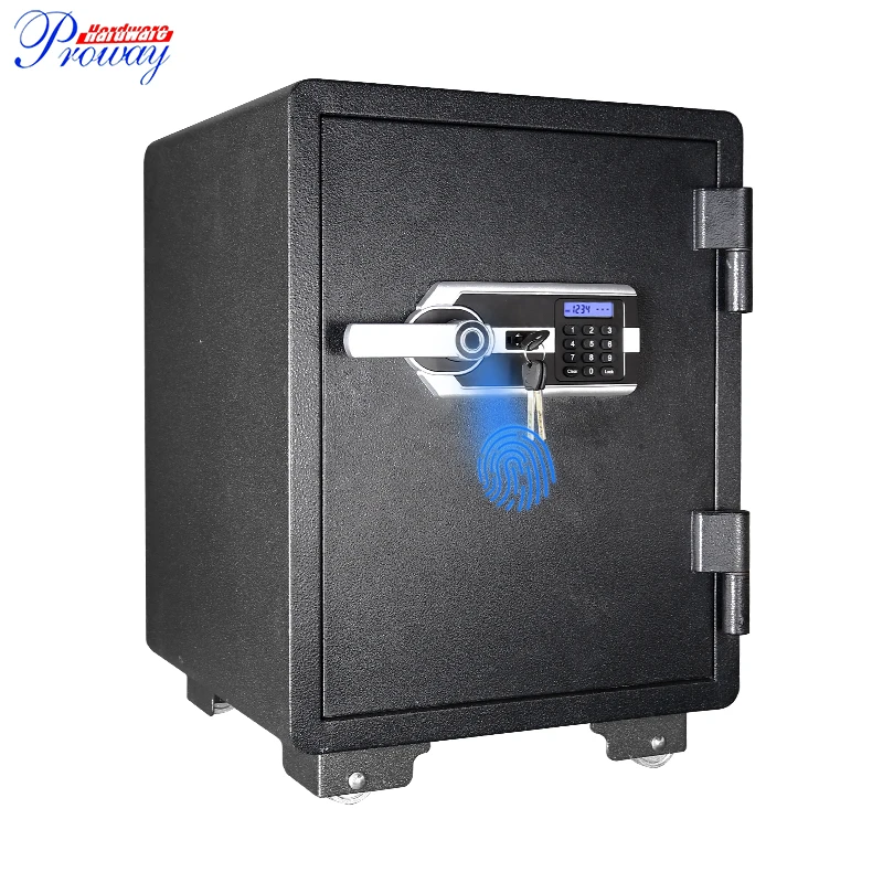 High Quality Heavy Duty Luxury Home LCD Display Electronic Security Digital Fireproof Caja Fuerte Fingerprint Safe Box