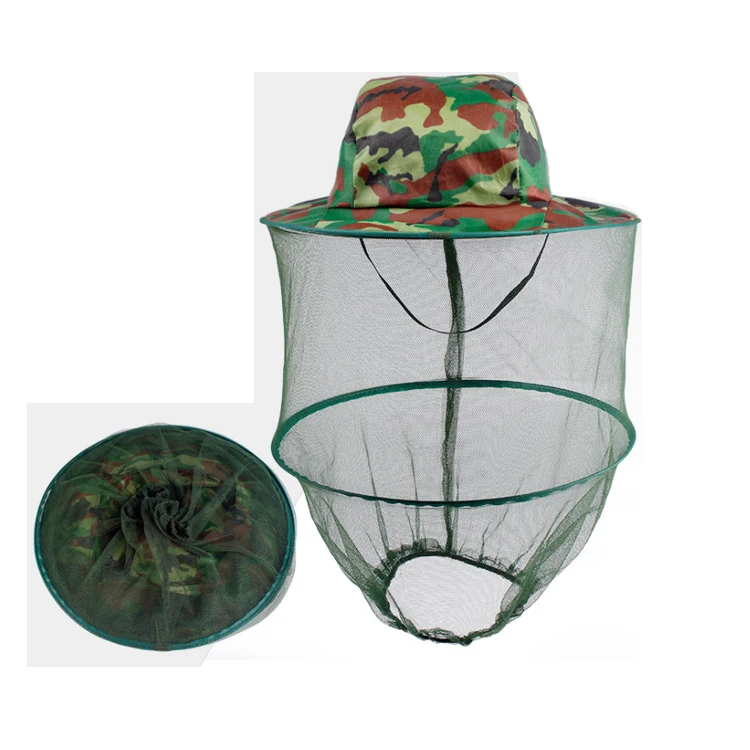 RTSJY-806 Portable mosquito hat 360 degree anti-mosquito sunscreen fishing hat Summer Anti-mosquito Outdoor Sunscreen cap