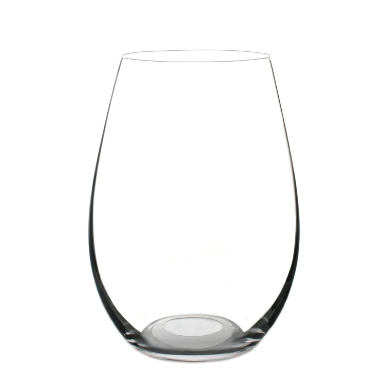 Elegant 17oz GLASSWARE Stemless Wine Glasses Premium Crystal Crystal Wine Cups for Red or White Wine Large Water Juice Glasses