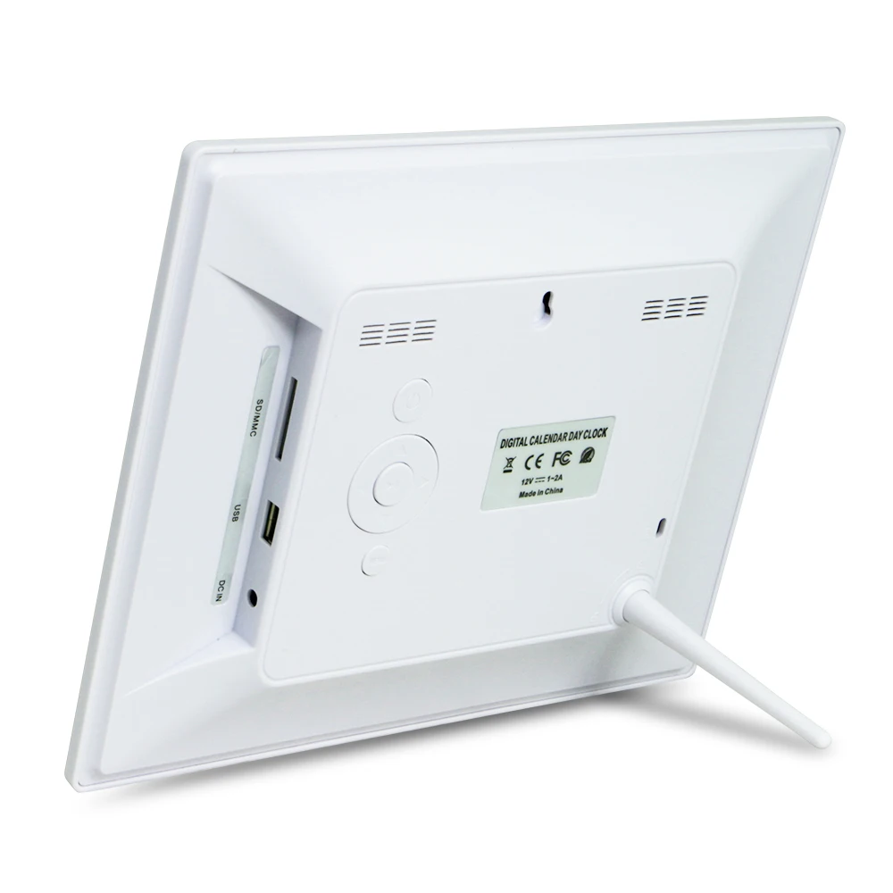2024 DDC-8010W 8 дюймов умный Wi-Fi цифровой календарь День часы с влажностью прогноз погоды температуры и местоположения