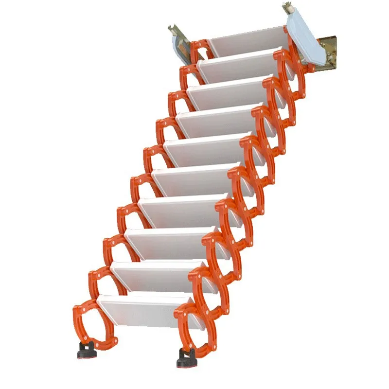 Outdoor wall mounted stairs indoor lifting escalators multifunctional invisible folding stairs