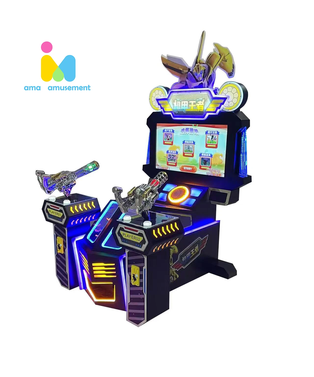 32-дюймовый экран видеоигры для съемки с монетоприемником