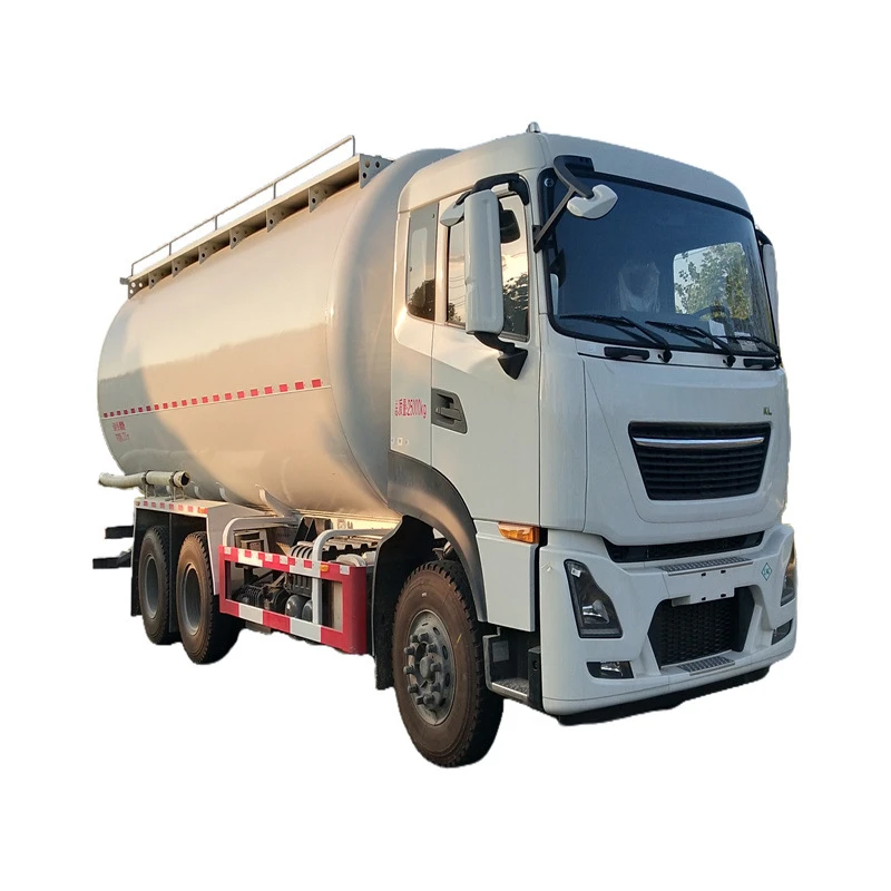 Natural Gas Mortar for Dry Mixing Tanker 28 Square Powder Particles Material Vehicle Rear Double Bridge Liquid Supply Vehicle Bi
