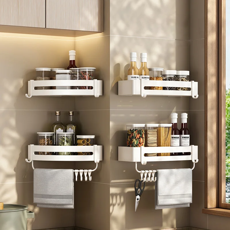 Cheap Aluminum Wall-Mounted Triangular Kitchen Bathroom Universal Shelf Metal Surface No Drilling Shower Caddy