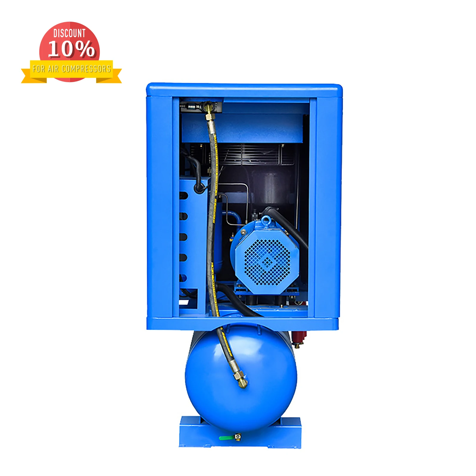 Rotary Dry Oil Free Stationary 15kw Lubricated Industry Air Pump Compressor