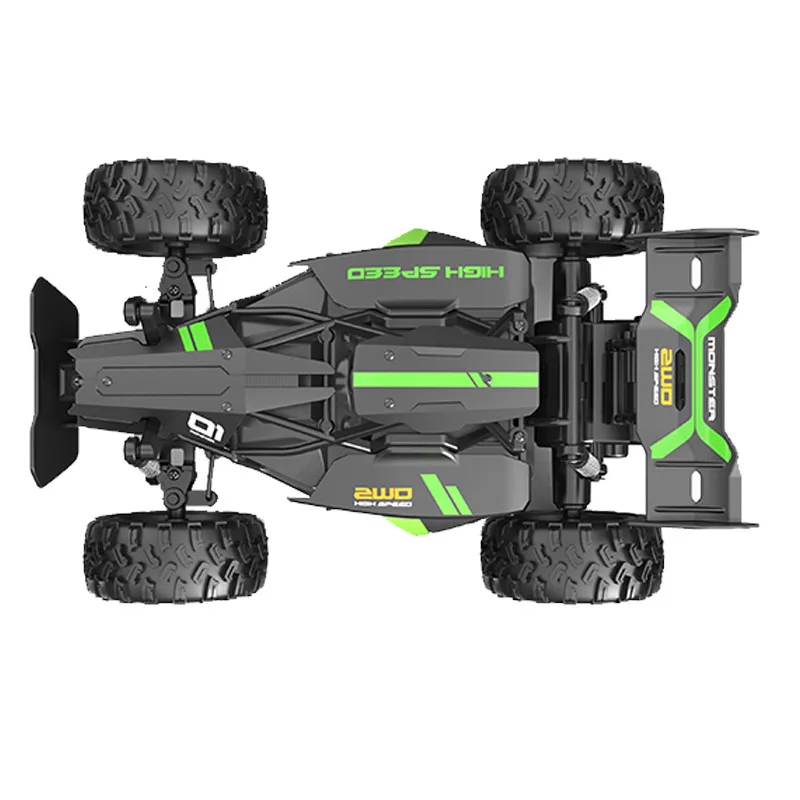 High-Speed Remote Control Electric Off-Road Racing Truck Toys Kids PC Plastic USB Cable Included Brushless Motor Minis Features