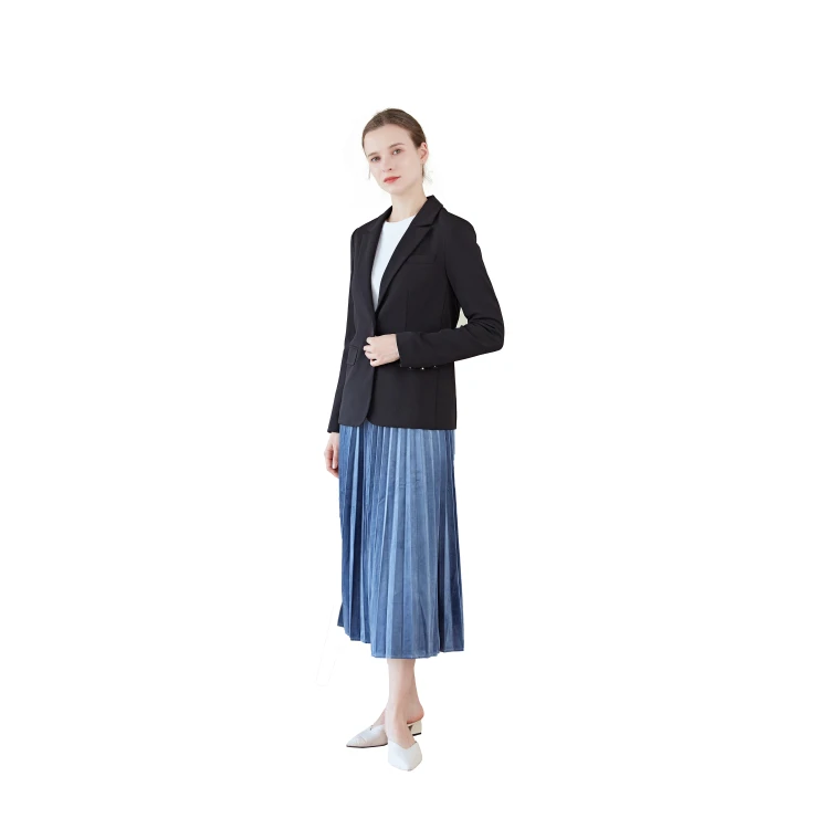 Wholesale Office Black Suit Women Blazer Suit Office Uniform